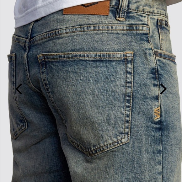 RVCA Daggers Slim Straight Jeans 30 x 32 - Picture 4 of 10